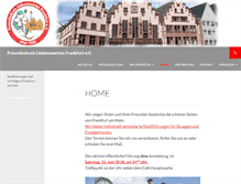 Tablet Screenshot of frankfurt-liebenswert.de